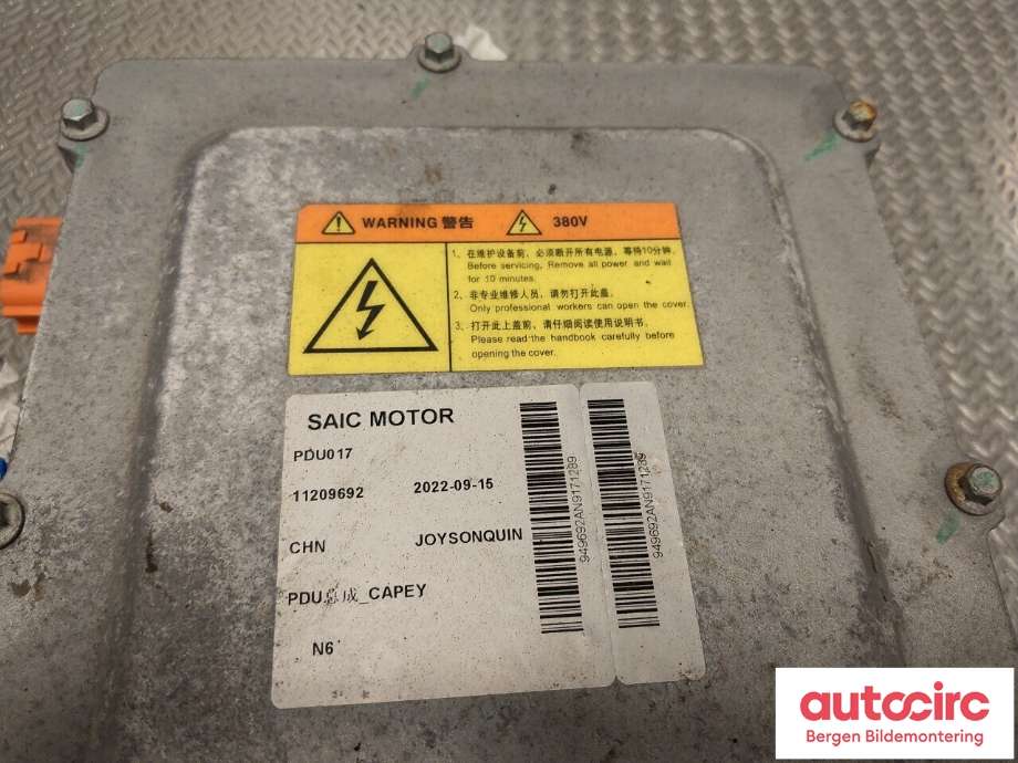 DCDC converter elbil til MG ZS EV 2022-->> (Type I, Fase 2)  (MG||11209690)