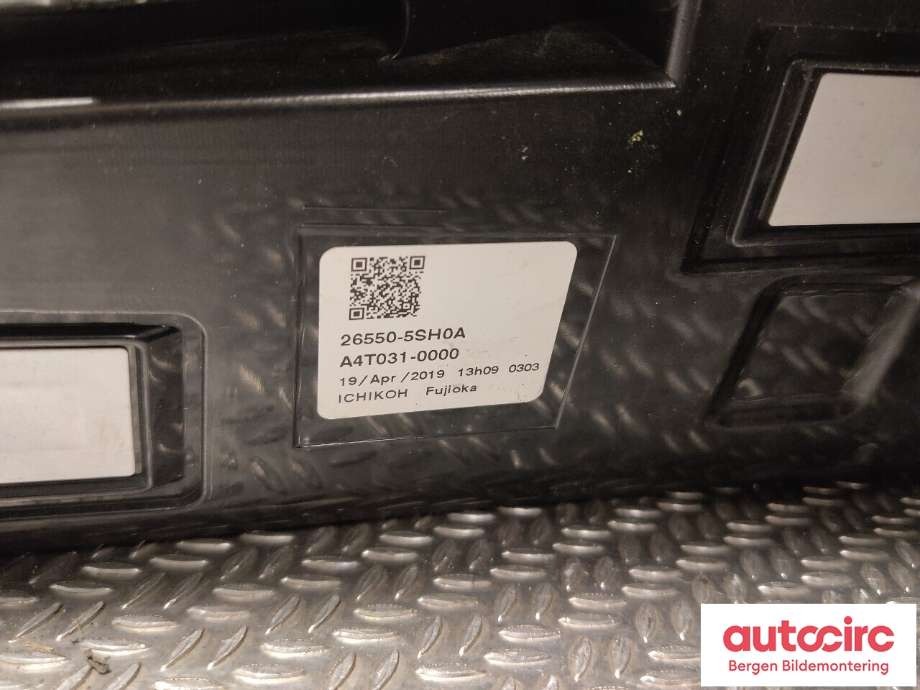 Baklykt høyre til Nissan Leaf 2018-->> (Type II)  (NISSAN|265505SH0A|)