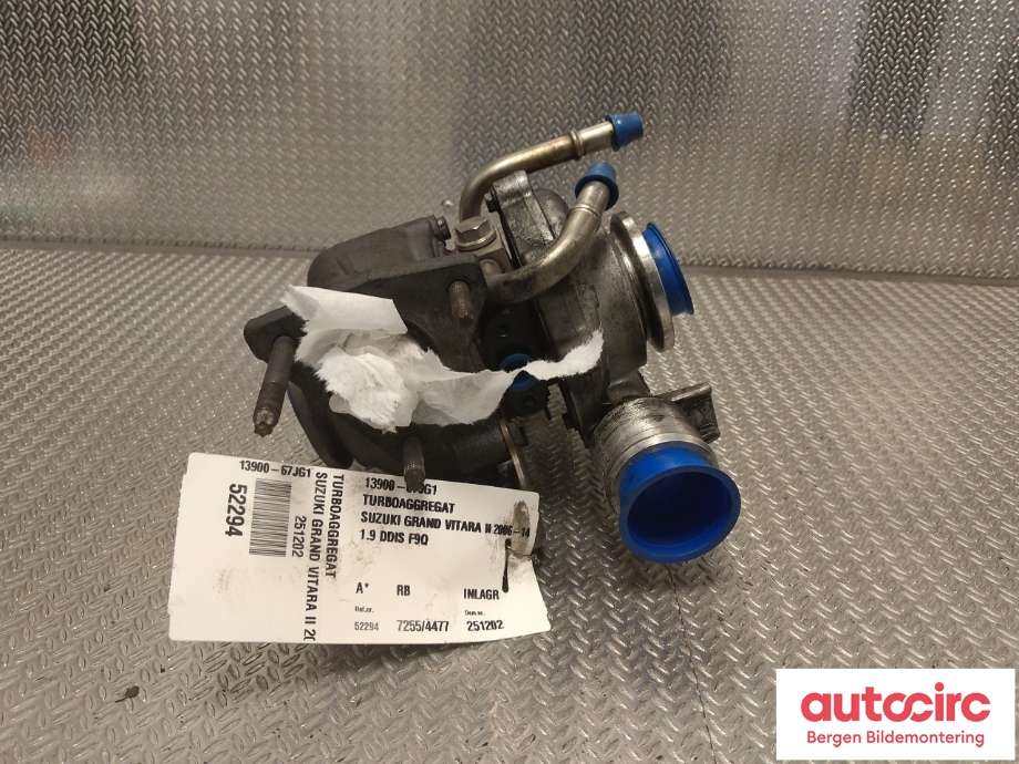 Turbo til Suzuki Grand Vitara 2005-2015 (Type III) (SUZUKI|13900-67JG1|)
