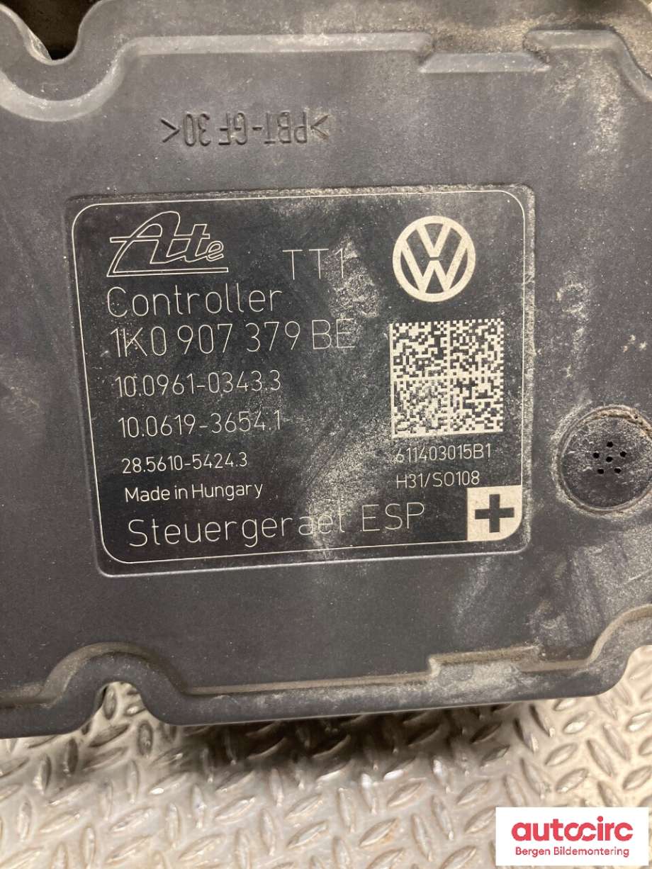 ABS sentral til Škoda Yeti 2009-2013 (Fase 1)  (SKODA|1K0 614 517 DC|)