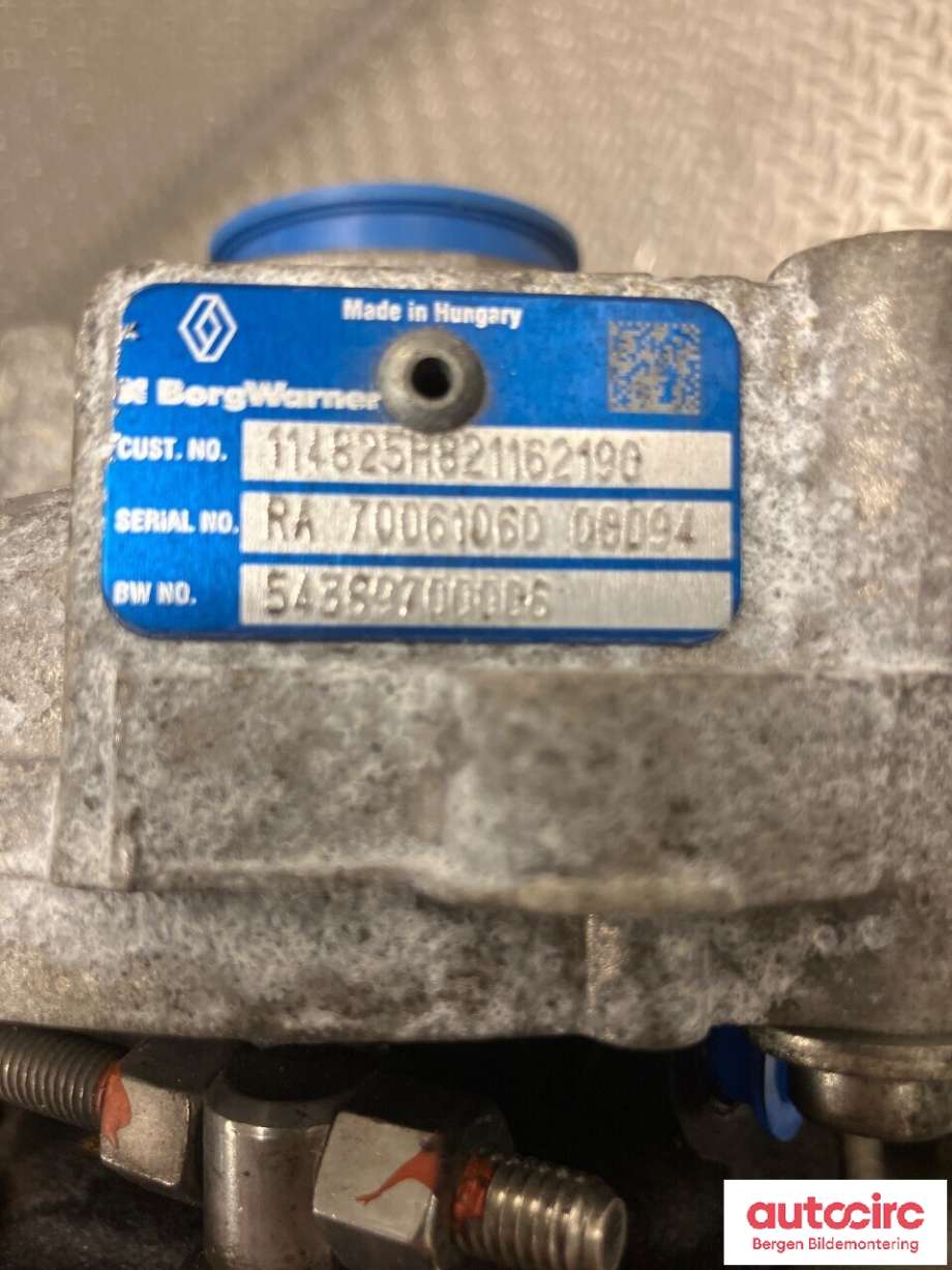 Turbo til Mercedes CLA 2013-2019 (C117) (C117) (MERCEDES|A 607 090 07 80|A 607 090 02 80|)