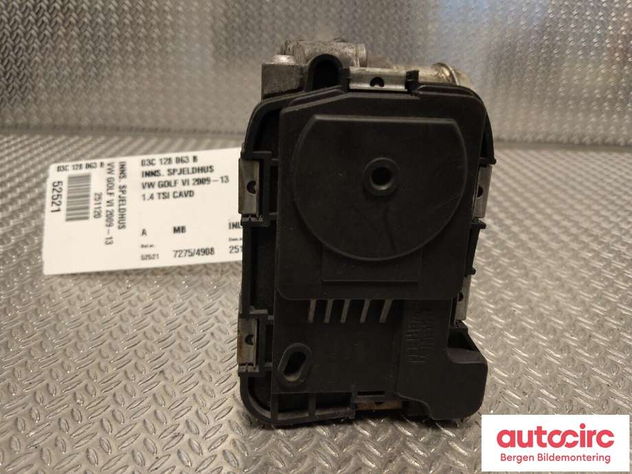 Spjeldhus til VW Golf VI 2008-2012  (VOLKSWAGEN|03C 128 063 B|)