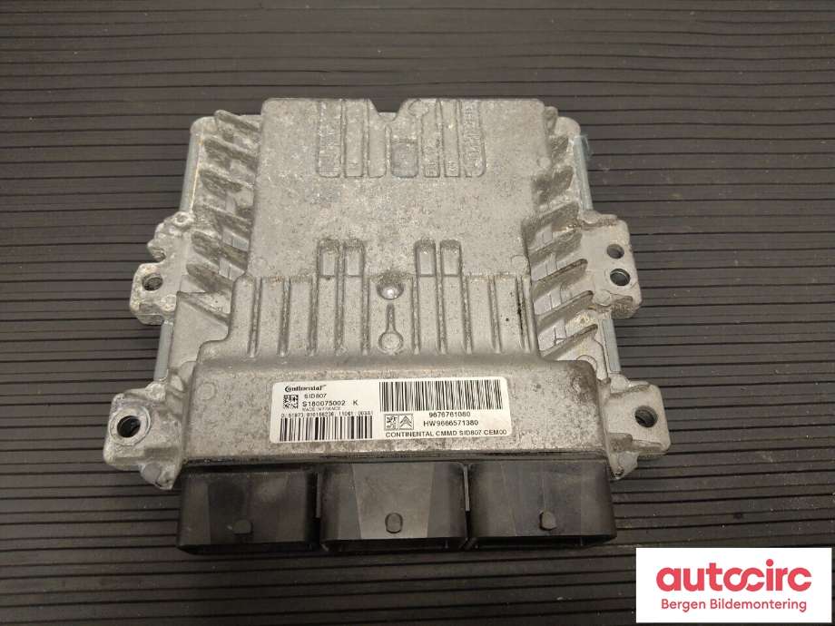 Styreenhet motor til Peugeot 5008 2010-2017 (Type I)  (PEUGEOT|16 776 207 80|1944 77|9676761080)