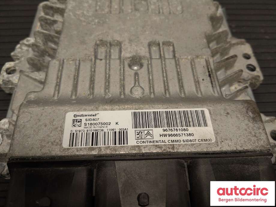 Styreenhet motor til Peugeot 5008 2010-2017 (Type I)  (PEUGEOT|16 776 207 80|1944 77|9676761080)