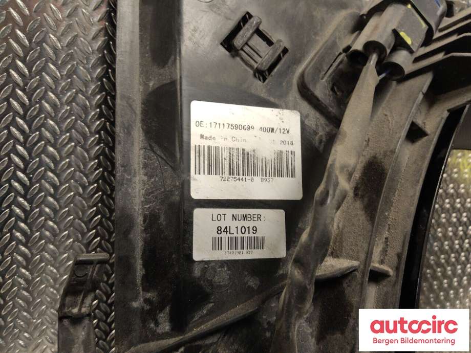 Kjølevifte til BMW 1-Serie 2004-2011 (E81/E82/E87/E88) (E81/E82/E87/E88) (BMW|17 11 7 590 699|)