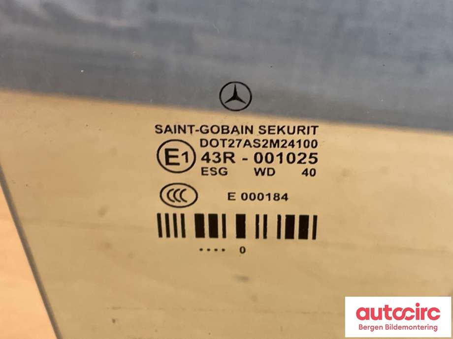Siderute høyre bak til Mercedes E-Klasse 2009-2013 (Fase 1) (W212) (W212) (MERCEDES|43R-001025|)