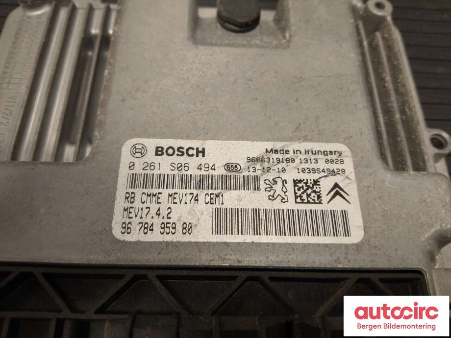 Styreenhet motor til Citroën DS3 2010-2019  (CITROEN|1607127380|)
