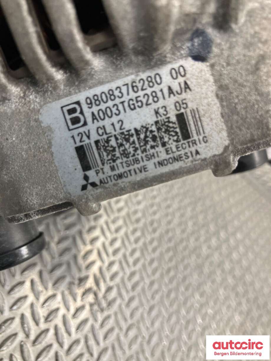 Dynamo til Citroën DS3 2010-2019  (CITROEN|5705 KG|)