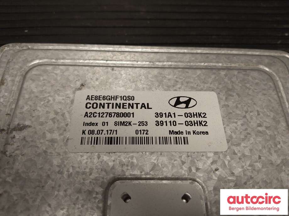 Styreenhet motor til Hyundai Ioniq Electric 2016-2019 (Fase 1) (HYUNDAI|39110-03HK2|)