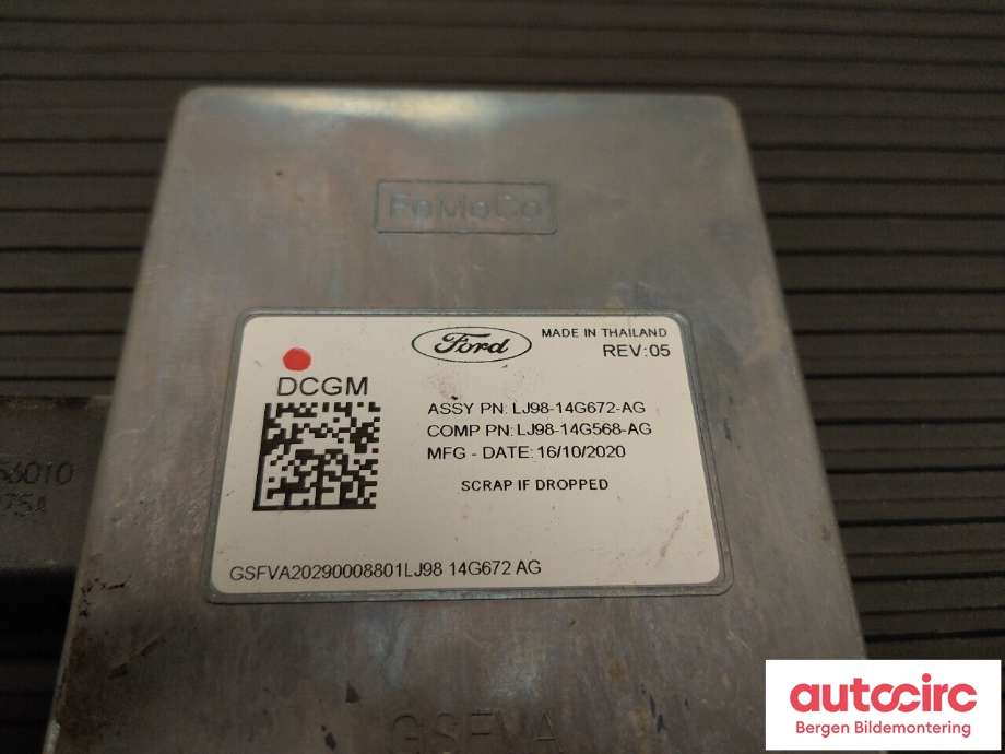 Styreenhet batteri til Ford Mustang Mach-e 2020-->> (FORD (US)|2843371|LJ98-14G672-AV|LJ98-14G672-AG)