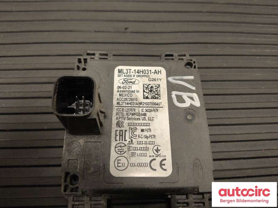 Sensor radar til Ford Mustang Mach-e 2020-->>  (FORD (US)|2657693|ML3T-14H031-AG|2517297)