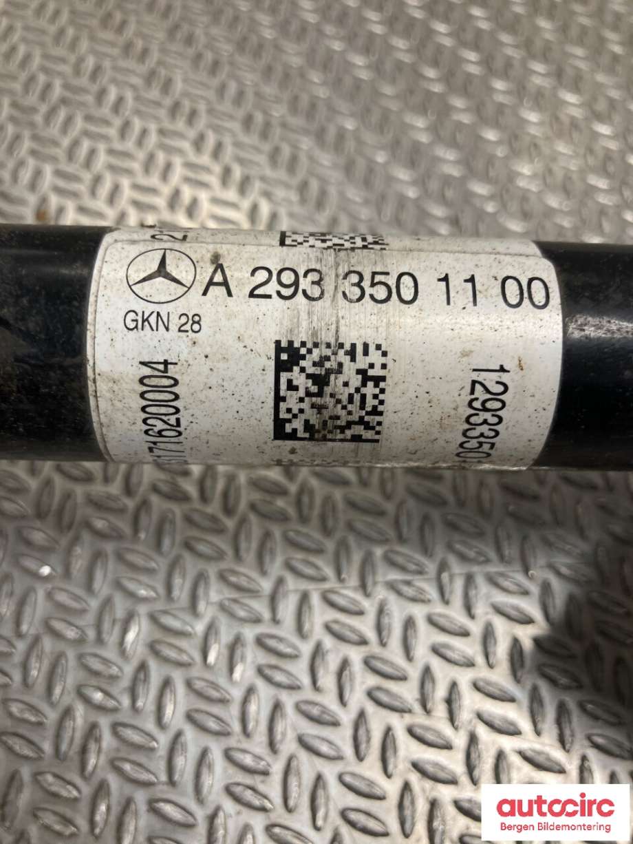 Drivaksel høyre bak, elbil til Mercedes EQC 2019-->>  (MERCEDES|A 293 350 11 00|)