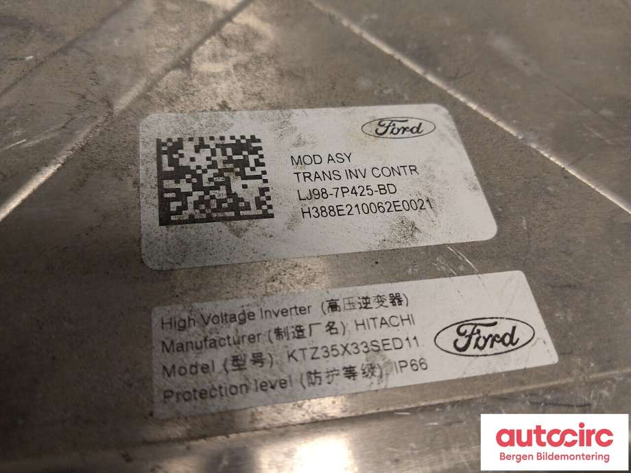 Inverter elbil til Ford Mustang Mach-e 2020-->>  (FORD (US)|2710539|SVLJ98-7B012-AD|LJ98-7P425-BD)