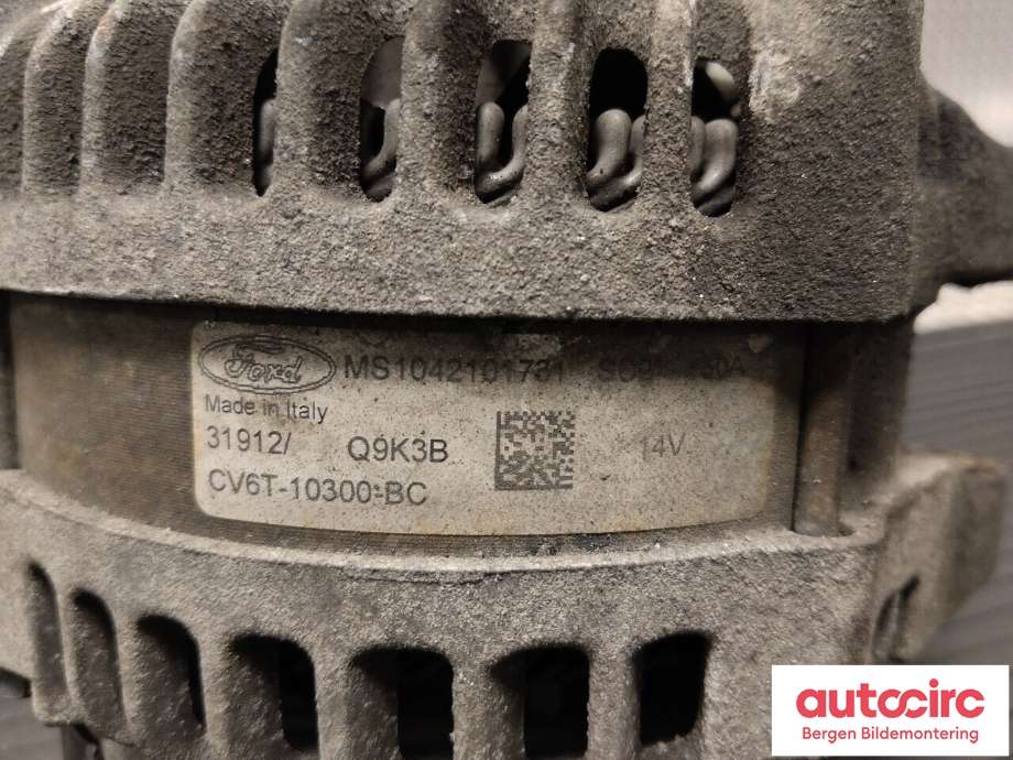 Dynamo til Ford Fiesta 2013-2017 (Type VI, Fase 2)  (FORD|1940809|CV6T-10300-BE|)