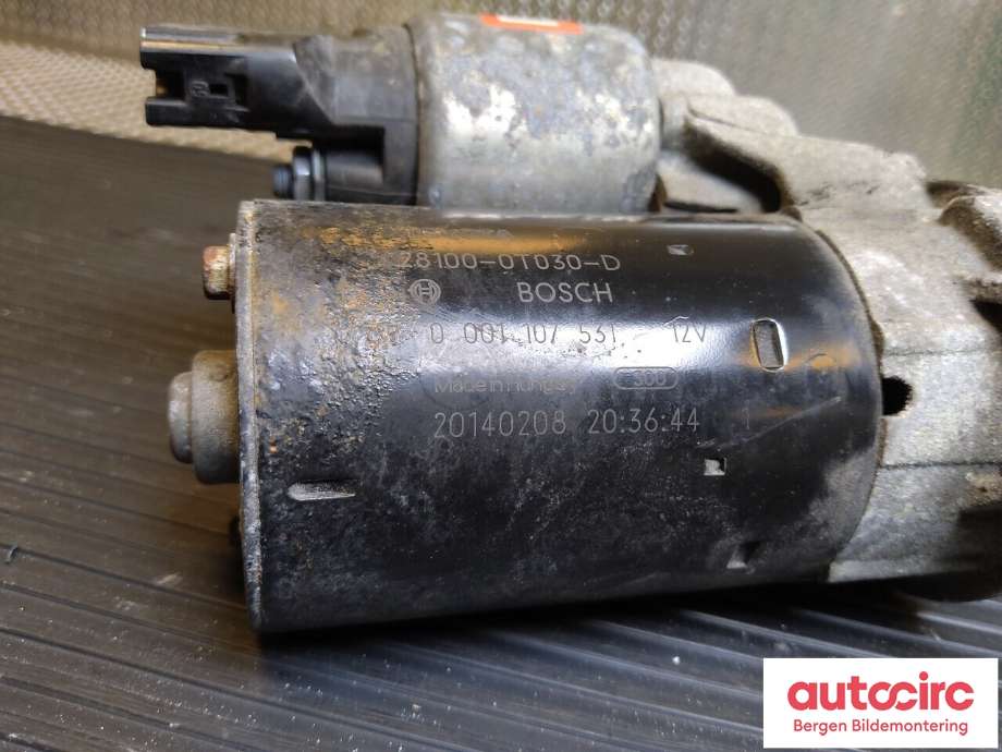 Starter til Toyota Avensis 2009-2015 (Type III, Fase 1)  (TOYOTA|281000T03084|281000T030|)