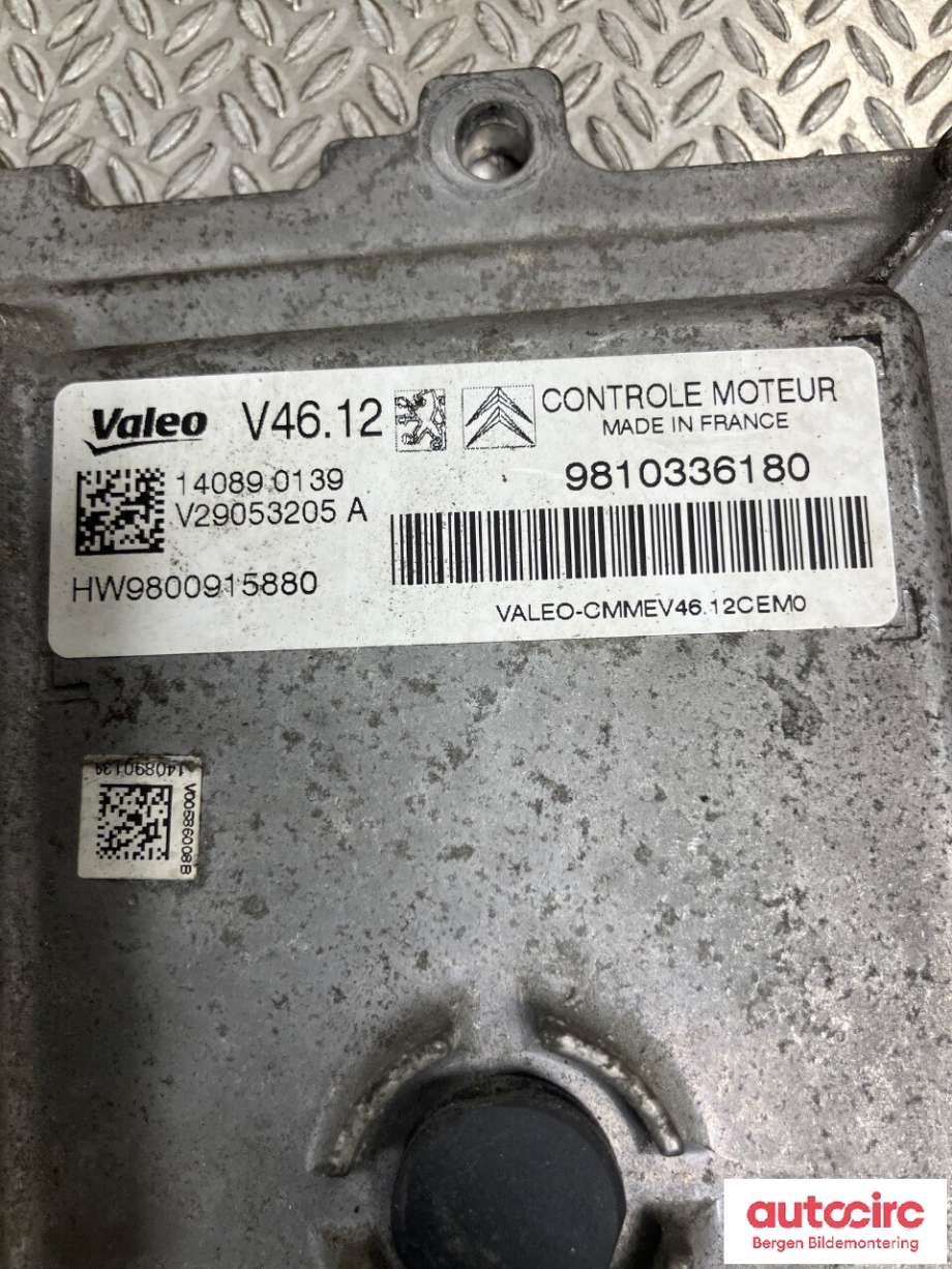 Styreenhet motor til Peugeot 208 2012-2019 (Type I) (PEUGEOT|16 776 361 80|)