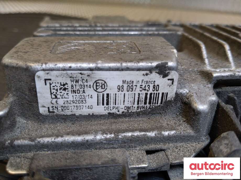 Styreenhet diverse til Peugeot 208 2012-2019 (Type I) (PEUGEOT||98 097 543 80)