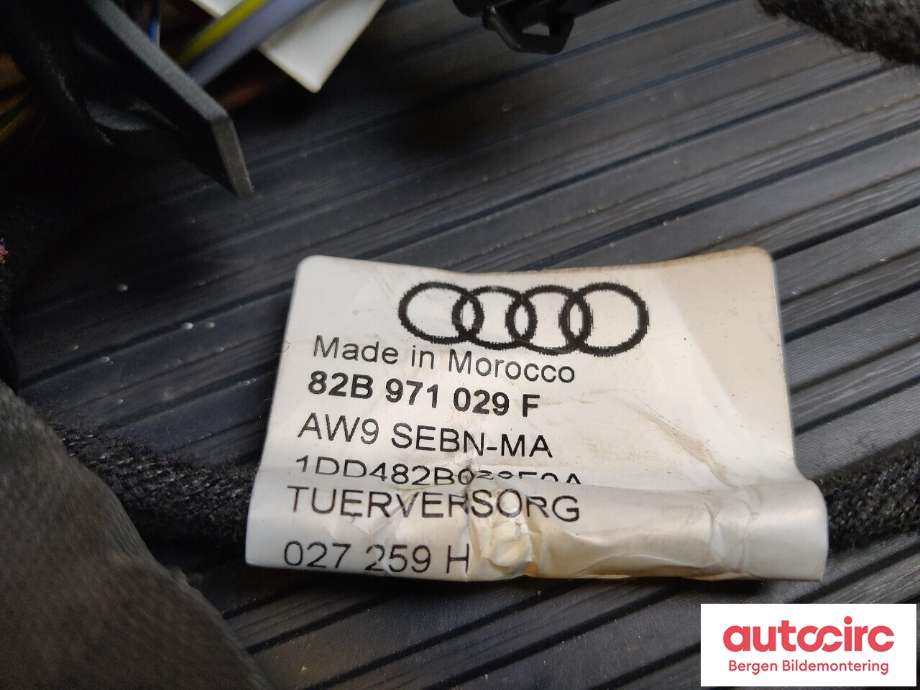 Ledningsnett til Audi A1 2018-->> (Type II)  (AUDI|82B 971 029 B||82B 971 029 F)