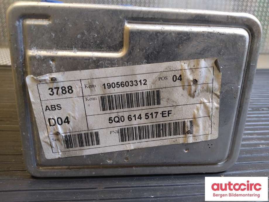 ABS sentral til VW T-Roc 2017-->> (VOLKSWAGEN|5Q0 614 517 EF|)