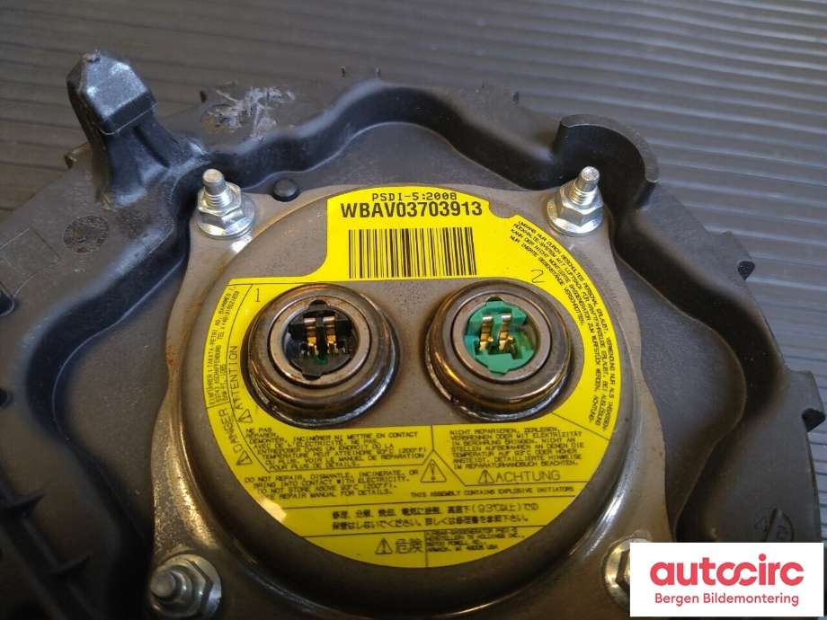 Airbag rattpute til BMW 1-Serie 2004-2011 (E81/E82/E87/E88) (E81/E82/E87/E88) (BMW|32 30 6 884 672|)