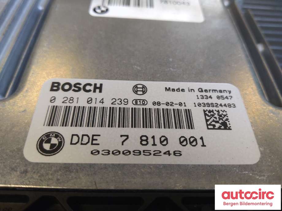 Styreenhet motor til BMW 1-Serie 2004-2011 (E81/E82/E87/E88) (E81/E82/E87/E88) (BMW|13 61 8 506 281|13 61 8 512 588|)