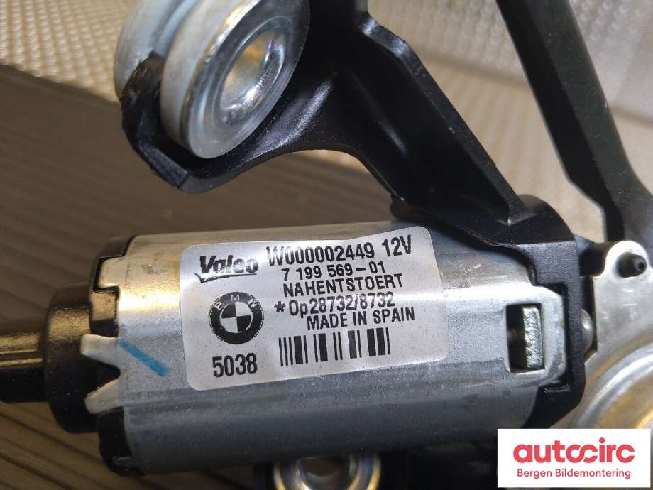 Viskermotor bakrute til BMW 1-Serie 2004-2011 (E81/E82/E87/E88) (E81/E82/E87/E88) (BMW|67637199569|)