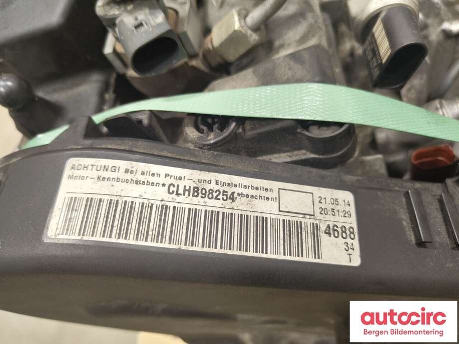 Motor diesel til Škoda Octavia 2013-2016 (Type III, Fase 1)  (SKODA|04L 100 031 A|04L 100 090|)