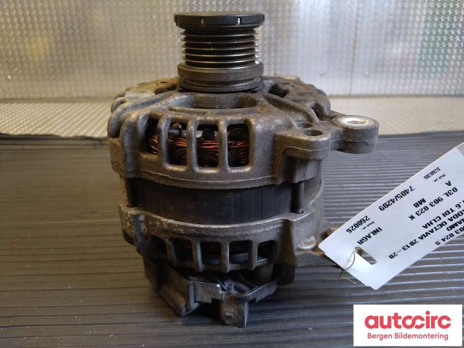 Dynamo til Škoda Octavia 2013-2016 (Type III, Fase 1)  (SKODA|04L 903 024 S|03L 903 023 K|)