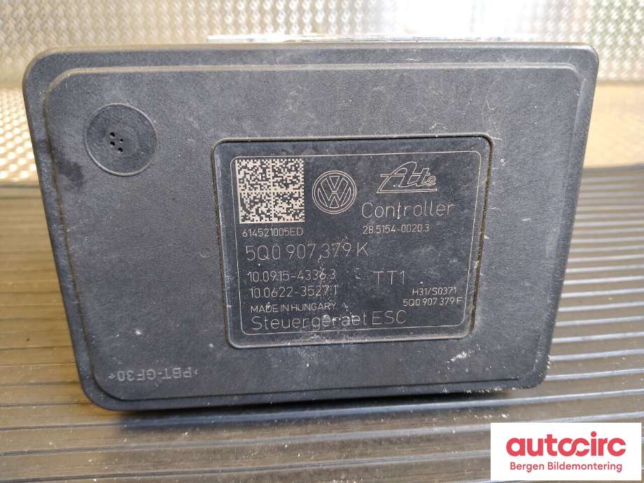 ABS sentral til Škoda Octavia 2013-2016 (Type III, Fase 1) (SKODA|5Q0 614 517 J|)