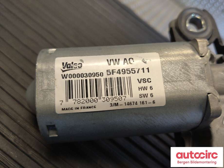 Viskermotor bakrute til Škoda Octavia 2013-2016 (Type III, Fase 1) (SKODA|5F4 955 711 A|5F4 955 711|)
