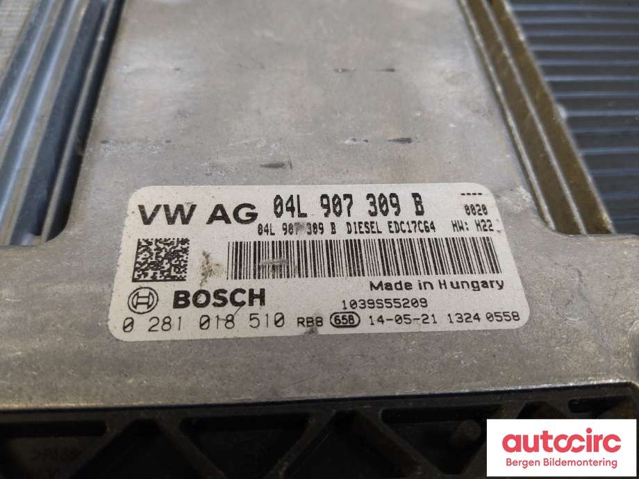 Styreenhet motor til Škoda Octavia 2013-2016 (Type III, Fase 1) (SKODA|04L 906 021 P|)