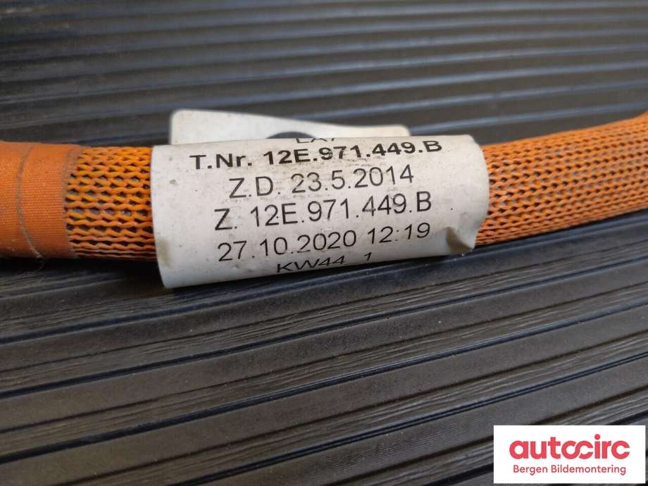 Kabel høy volt (HV) hybrid til Škoda Citigo-e 2019-->>  (SKODA|12E 971 449 B|)