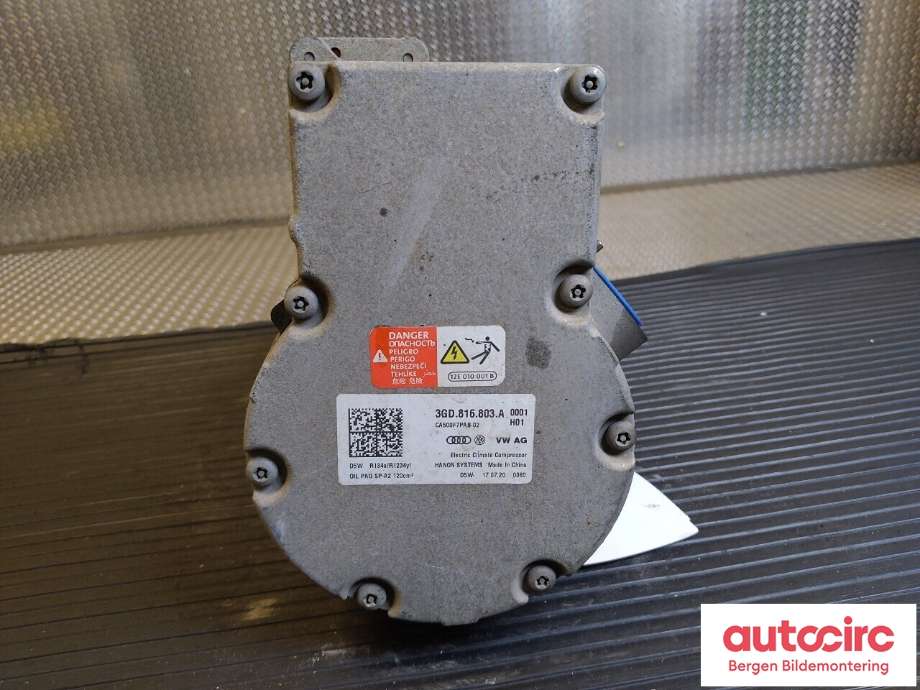 Aircondition kompressor til Škoda Citigo-e 2019-->>  (SKODA|5QE 816 803 L|5QE 816 803 H|)