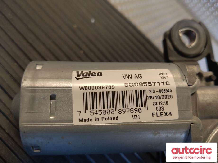 Viskermotor bakrute til Škoda Citigo-e 2019-->>  (SKODA|5G0 955 711 D|5G0 955 711 C|)