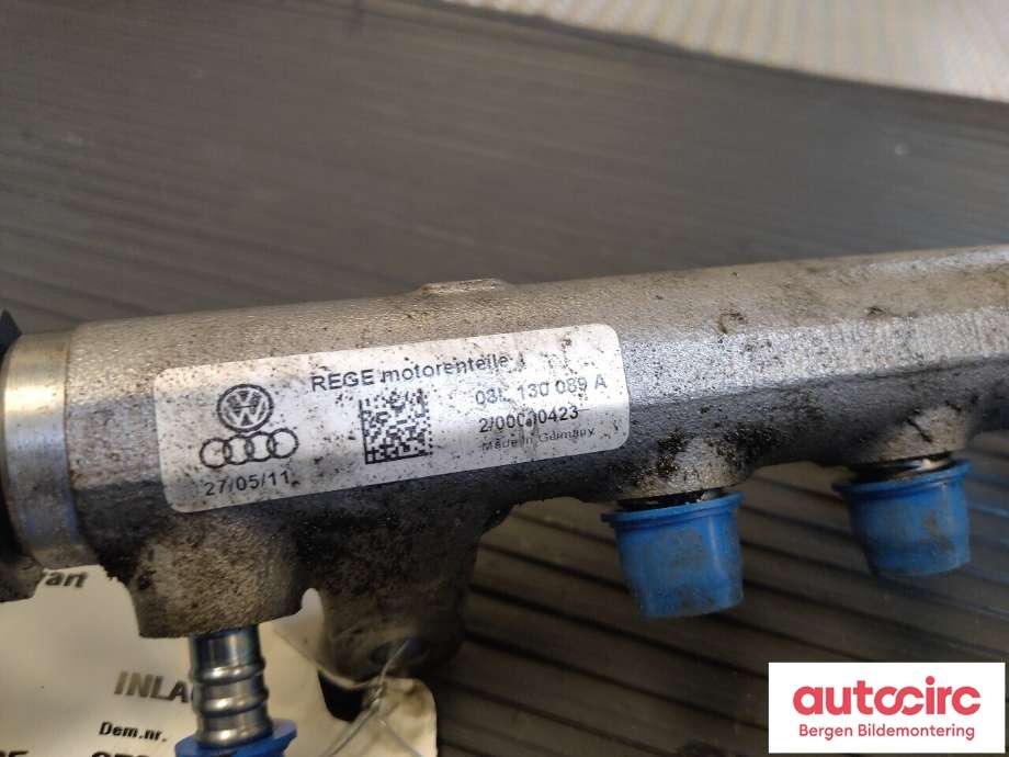 Dyseskinne (fuelrail) til Audi A5 2007-2016 (Type I)  (AUDI|03L 130 089 A|)