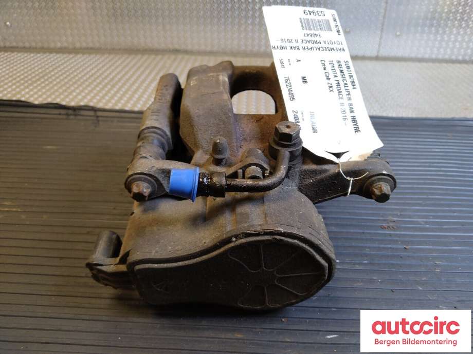 Bremsecaliper høyre bak til Toyota Proace 2016-->> (Type II)  (TOYOTA|SU001B2804|)