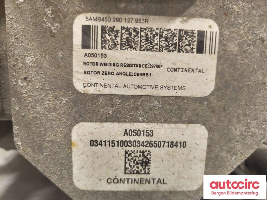 Motor elbil foran til Renault Zoe 2013-2019 (Fase 1)  (RENAULT|290127953R|)
