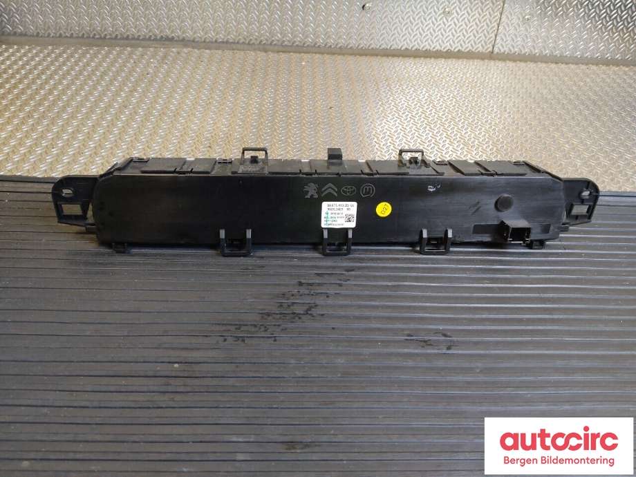 Varmeapparat betjening til Peugeot Expert 2016-->> (Type III)  (PEUGEOT|98 340 409 ZD|98 075 413 ZD|)