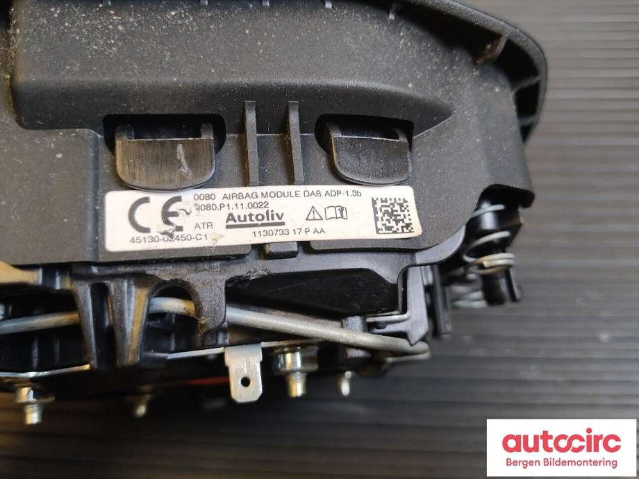 Airbag rattpute til Toyota Auris 2015-2019 (Type II, Fase 2) (TOYOTA|4513002450C1|)