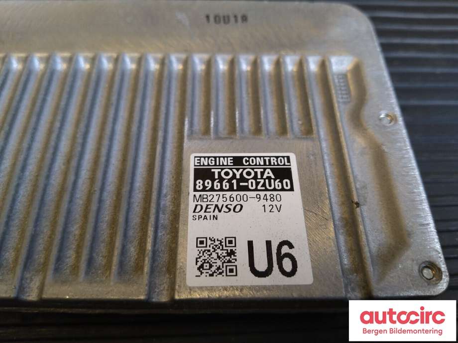 Styreenhet motor til Toyota Auris 2015-2019 (Type II, Fase 2) (TOYOTA|896610ZU60|)