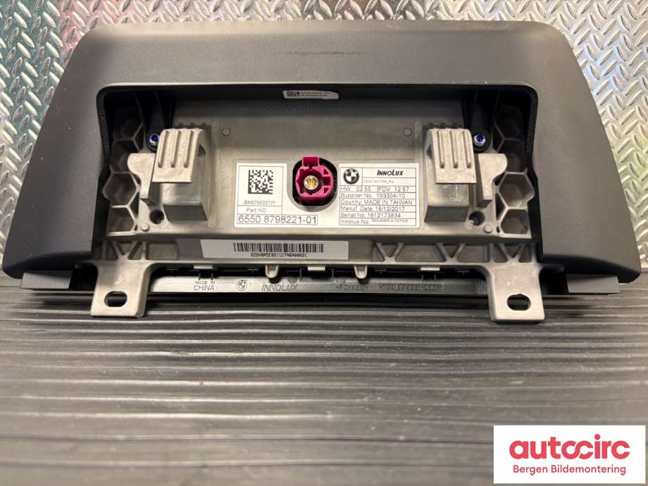 Multimedia display (MCU - Media Controller Unit) til BMW 2-Serie 2014-2021 (F22/F23) (F22/F23) (BMW|65 50 8 803 368|)