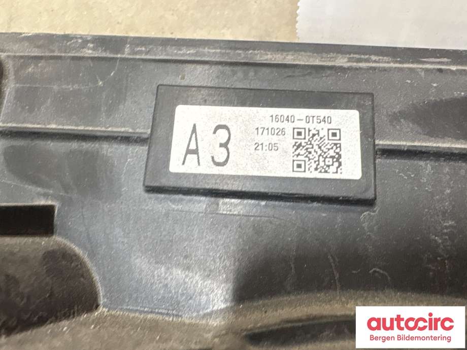 Kjølevifte til Toyota Auris 2015-2019 (Type II, Fase 2) (TOYOTA|167110T090|163610T120|163610T110)