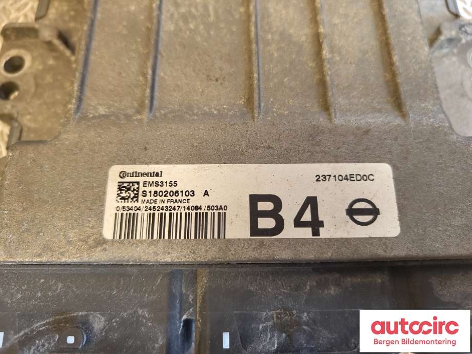 Styreenhet motor til Nissan Qashqai 2014-2021 (Type II) (NISSAN|237104ED0C|)