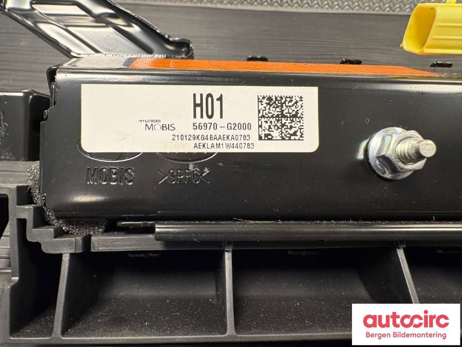 Airbag kne til Hyundai Ioniq Electric 2019-->> (Fase 2)  (HYUNDAI|56970G 2000T9Y|)