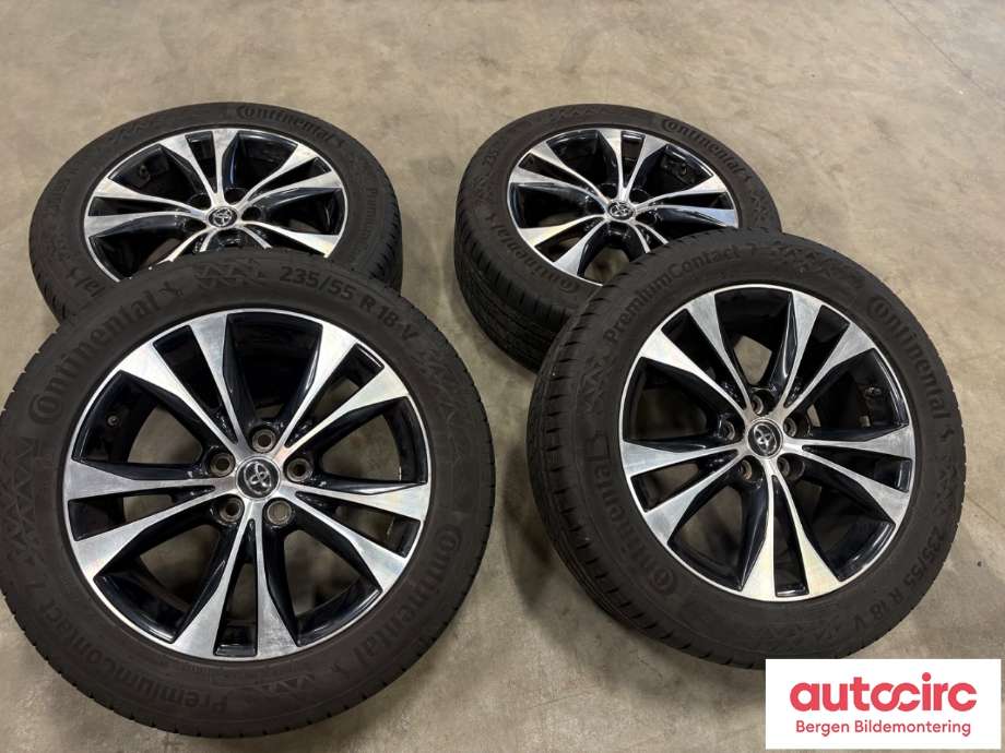 Hjulsett aluminium sommer til Toyota RAV4 2013-2015 (Type IV, Fase 1) (TOYOTA|4261142561|)