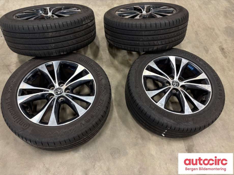 Hjulsett aluminium sommer til Toyota RAV4 2013-2015 (Type IV, Fase 1) (TOYOTA|4261142561|)