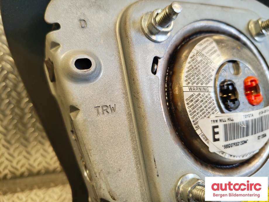 Airbag rattpute til Toyota Avensis 2003-2008 (Type II)  (TOYOTA|4513005112B0|)