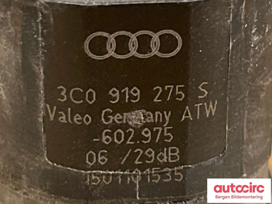 Parkeringssensor bak til VW Golf, Plus/Cross 2009-2013 (Fase 2)  (VOLKSWAGEN|3C0 919 275 S)