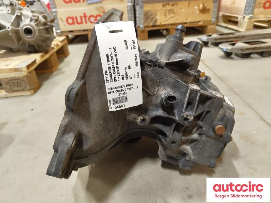 Girkasse manuell til Opel Corsa D 2006-2014 (OPEL|93191894|55566124|55563328)