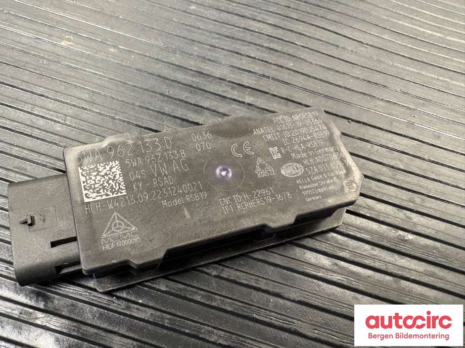 Styreenhet nøkkelfri/keyless til VW ID.4 2020-->> (VOLKSWAGEN|5WA 962 133 D|)